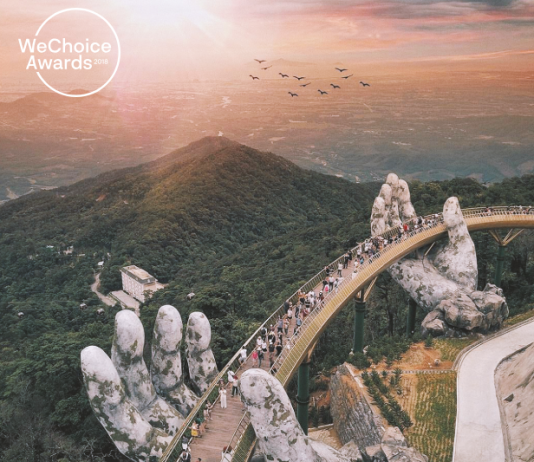 Cầu Vàng Đà Nẵng chính là điểm chụp ảnh check-in được yêu thích nhất 2018