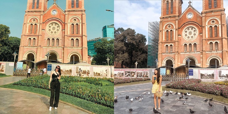 Lụi tim' trước diện mạo mới Nhà thờ đức bà Sài Gòn sau khi trùng tu đẹp hơn  chữ đẹp