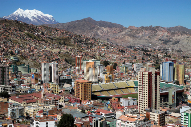 Toàn cảnh sân vận động quốc gia Bolivia